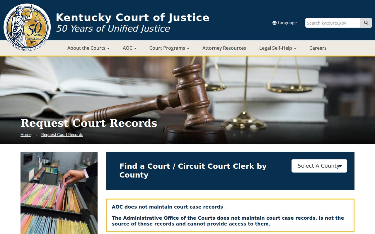 Washington County criminal court case records request guidance
