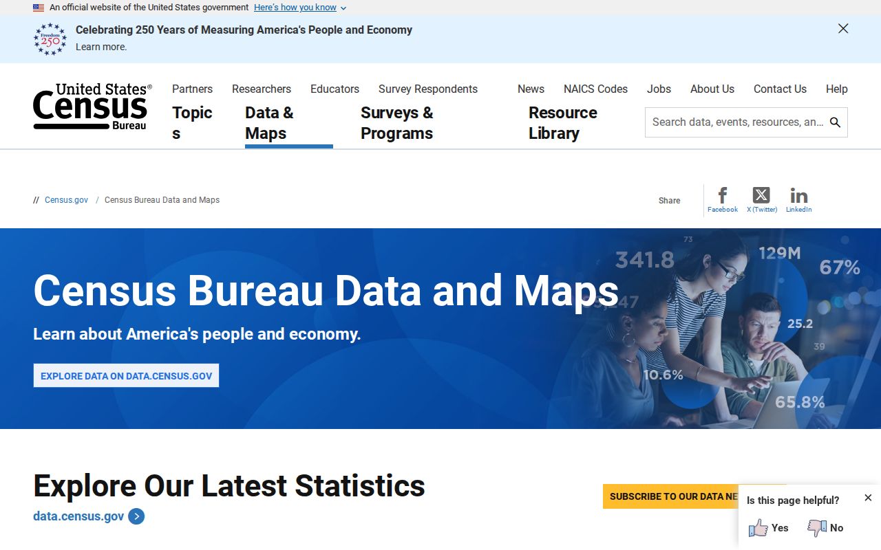 Springfield criminal records Census data source